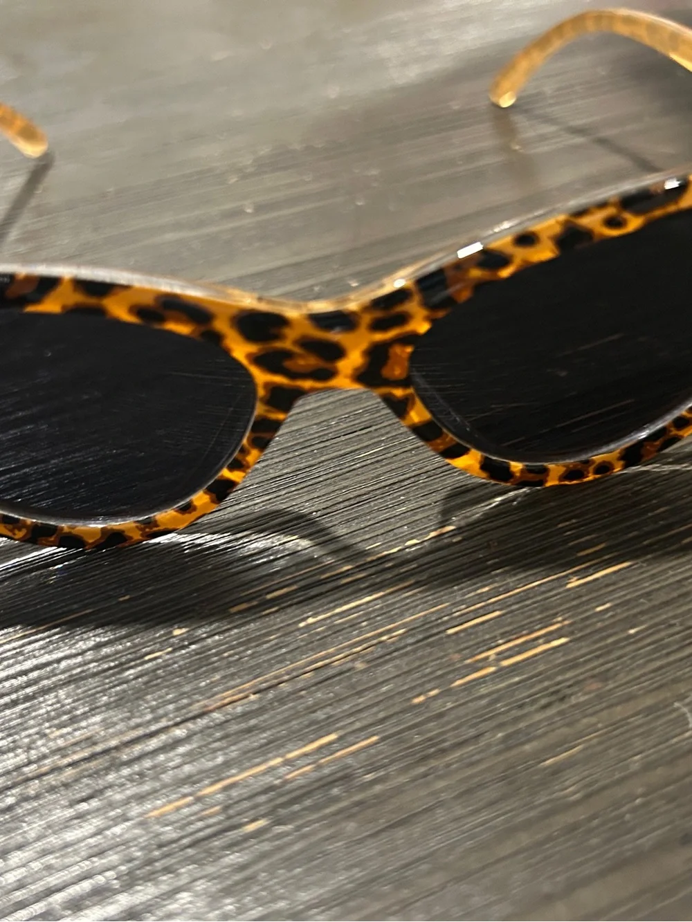 Leopard Print Cat Eye Sunglasses - Women Accessories